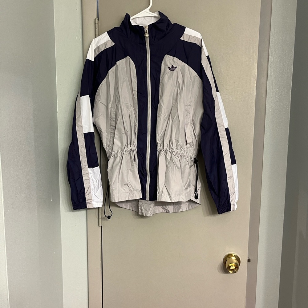Adidas Purple and White Jacket